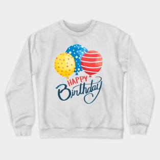 Birthday Balloons Crewneck Sweatshirt